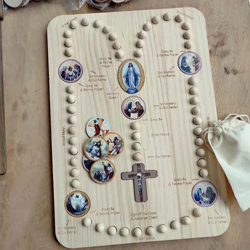 لوحة خرز مسبحة خشبية مع 54 بطا - مراجعة Jewelry Making Board وسعره