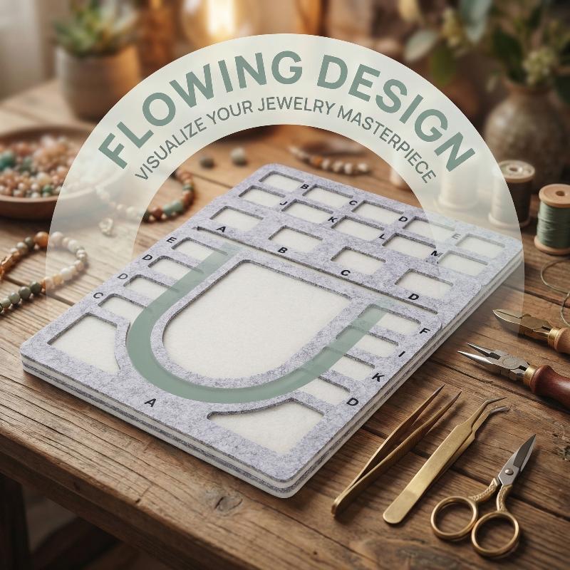 لوح تخطيط الخرز المصنوع من الل - مراجعة Jewelry Making Board وسعره